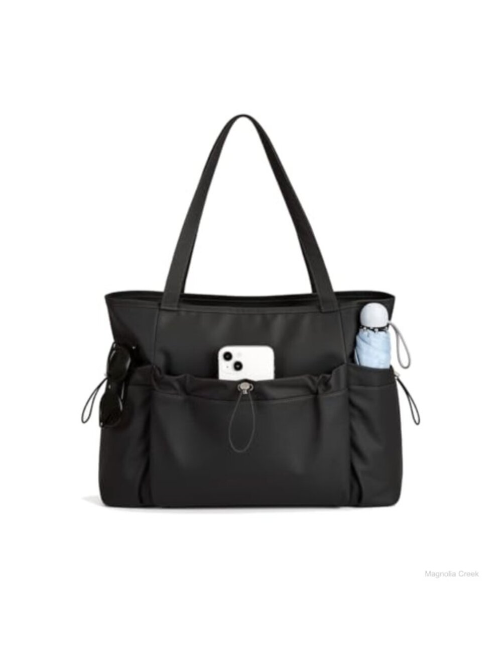 Quilted Nylon Tote Bag Large 20L Shoulder Bag Water-Resistant